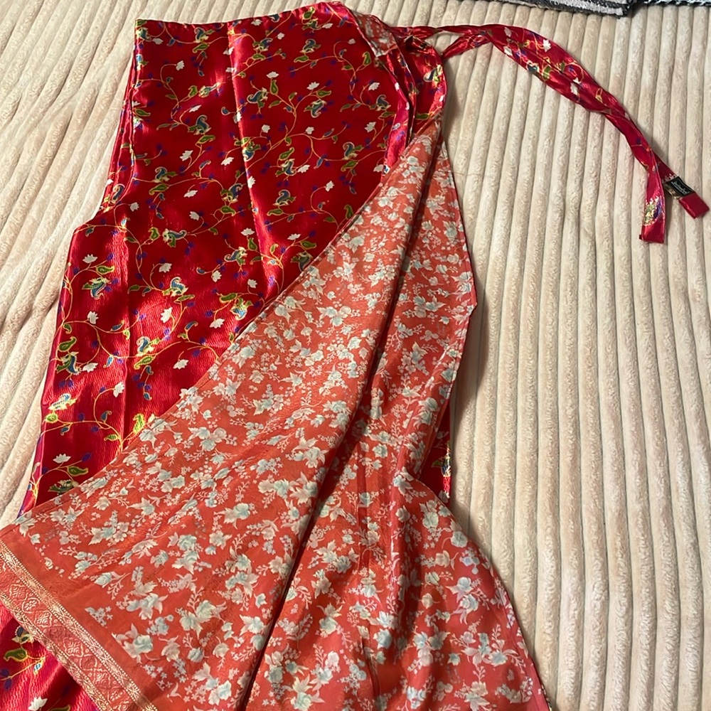 Reversible wrap pants